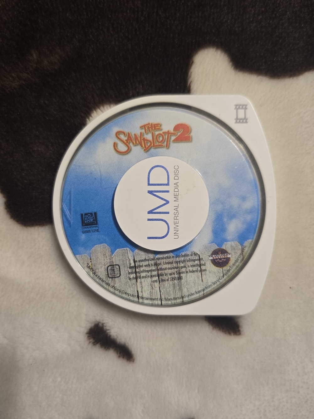 The Sandlot 2 Universal Media Disc - White/Blue